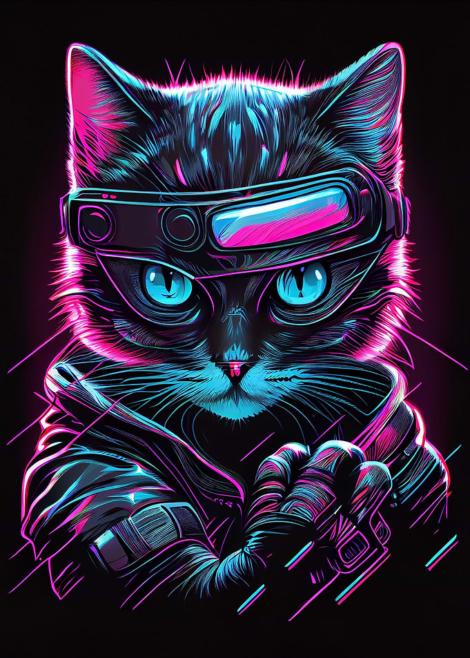 Chat Synthwave