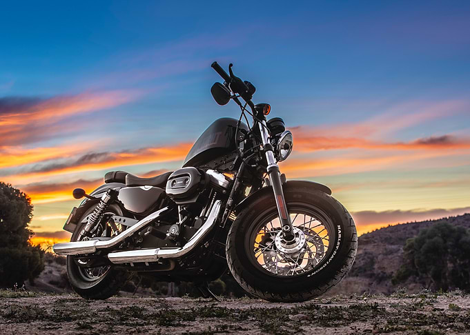 Man Garage Motorcycle