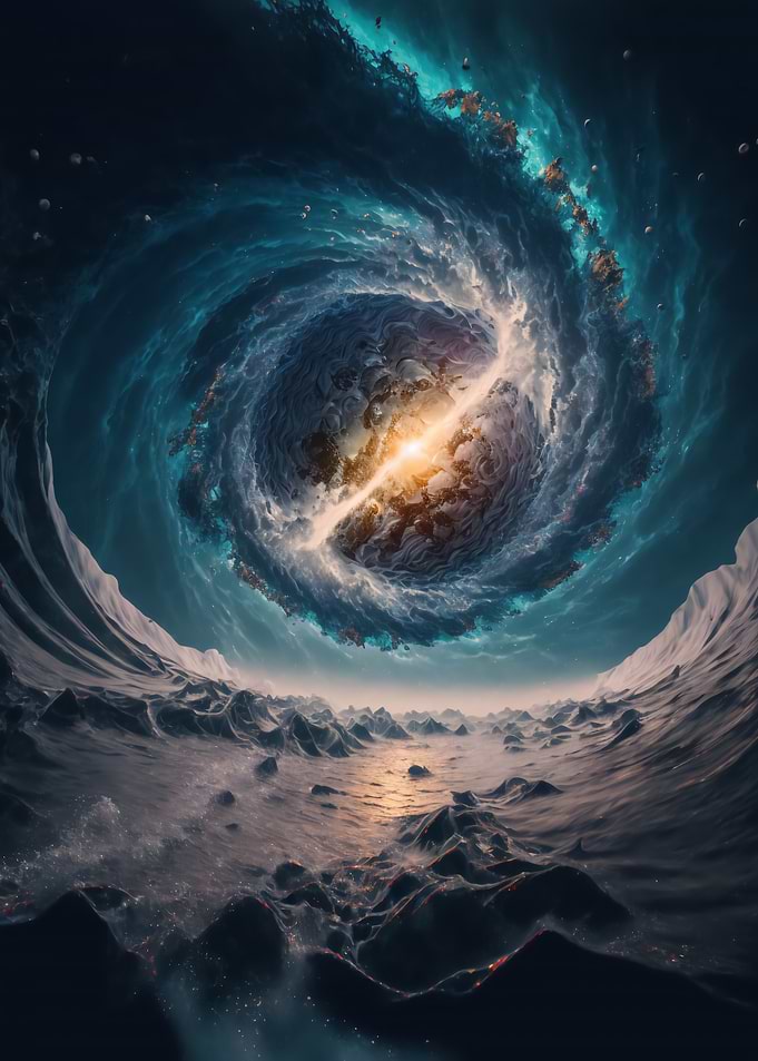 Black Hole Ocean Vortex