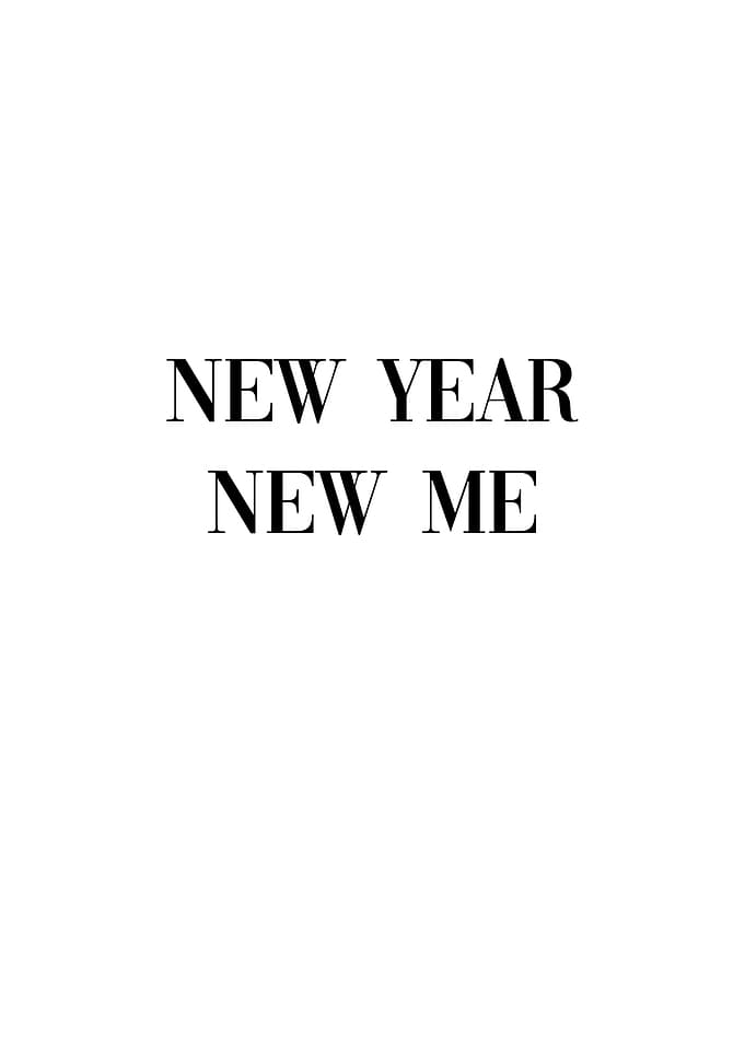 New Year New Me