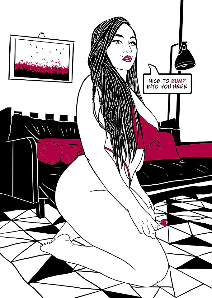 Sexy comic girl