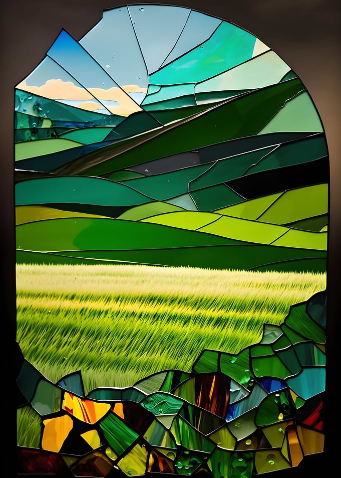 Glass Shards Landscape