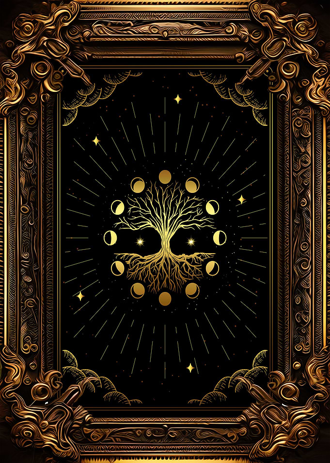 Tarot tree moon cycle