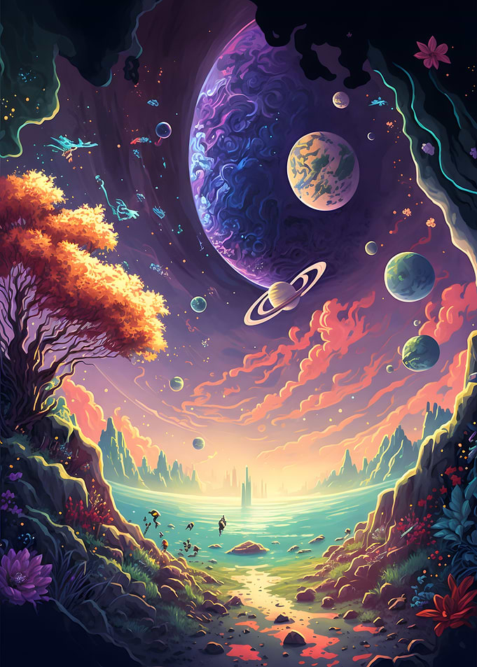 beautiful Space Landscape