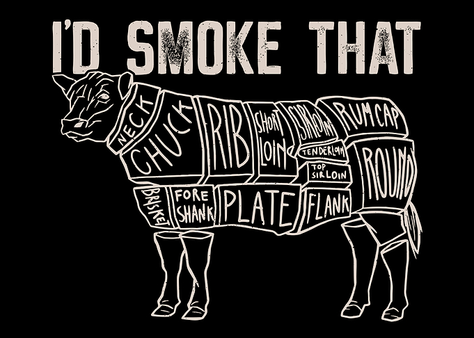I smoke that barbecue BBQ