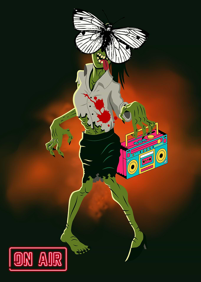 Zombie On Air Retro Music