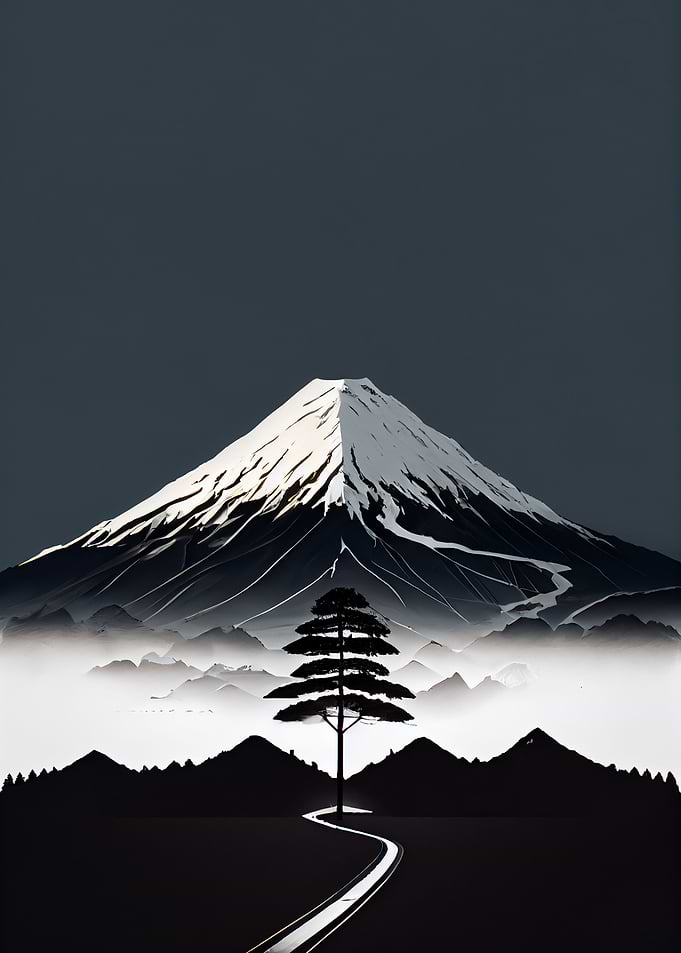 Road to Mount Fuji