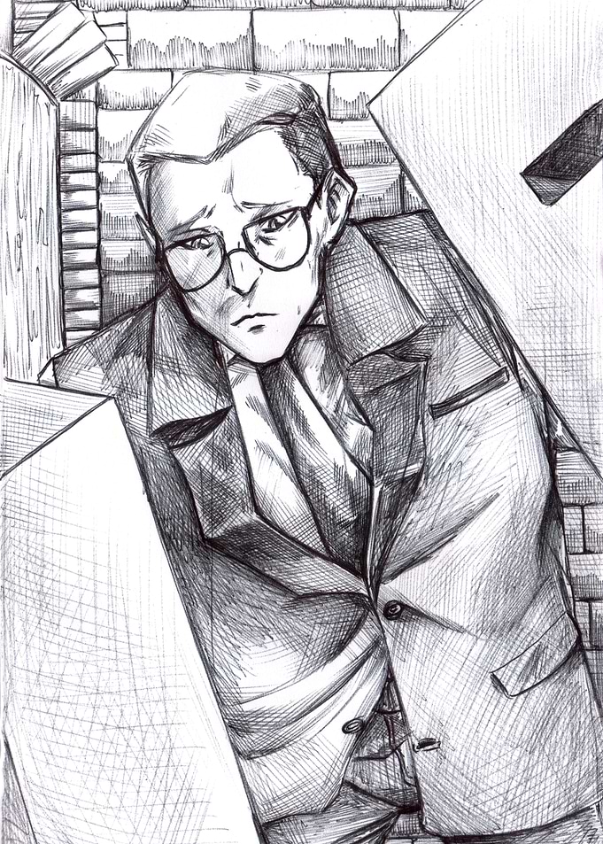 Butler with Letters