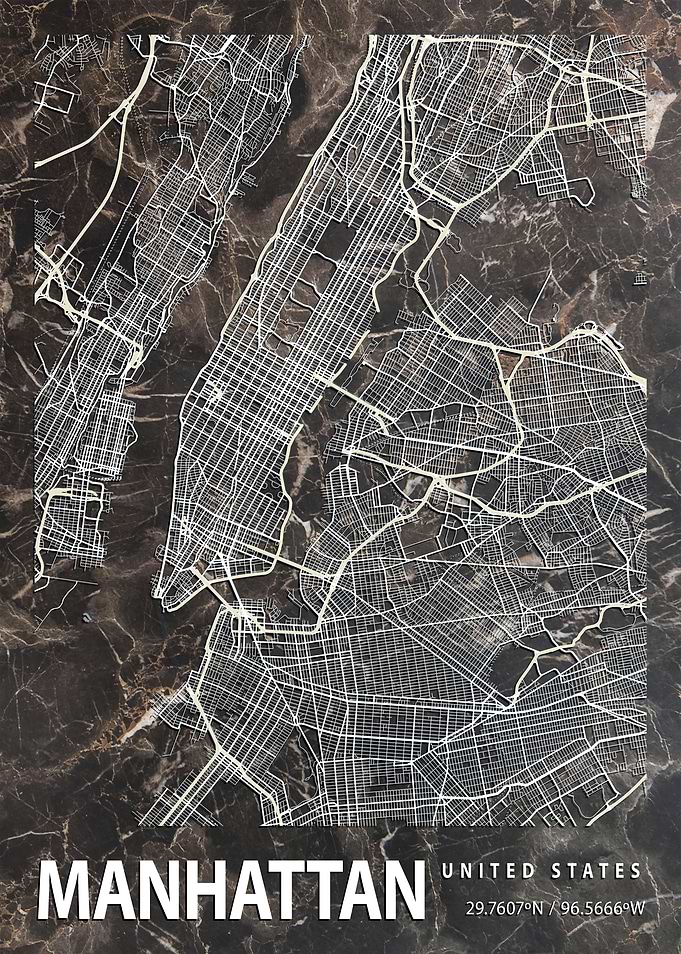 MANHATTAN CITY MAP
