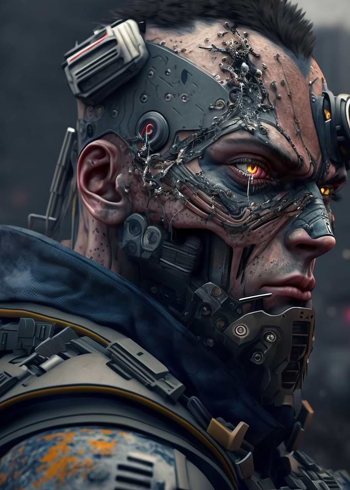 Cyborg soldier