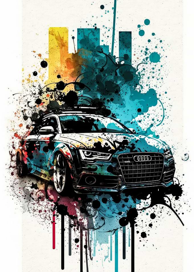 Graffiti Audi Bold Beau