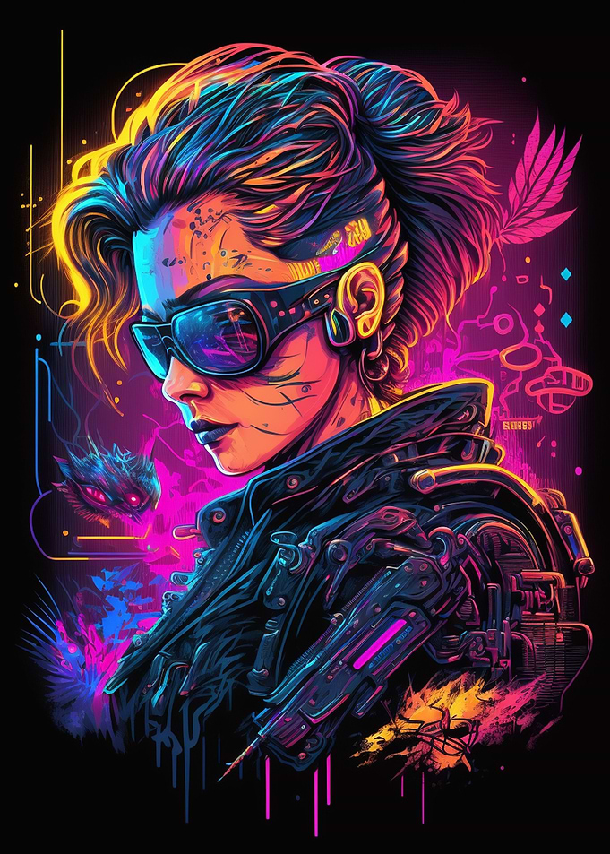 Femme Cyberpunk