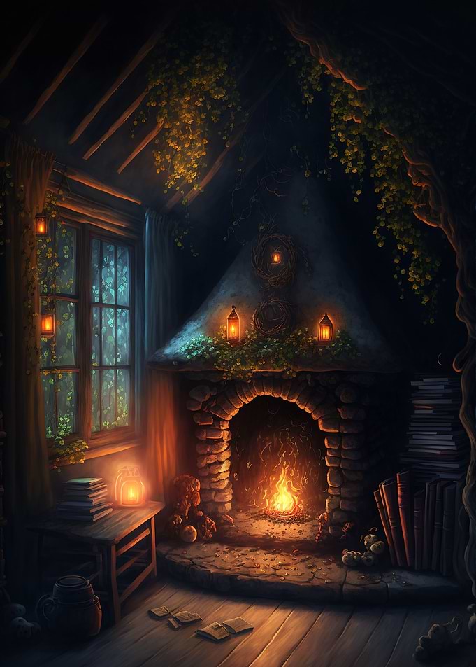 Fairy House Fireplace