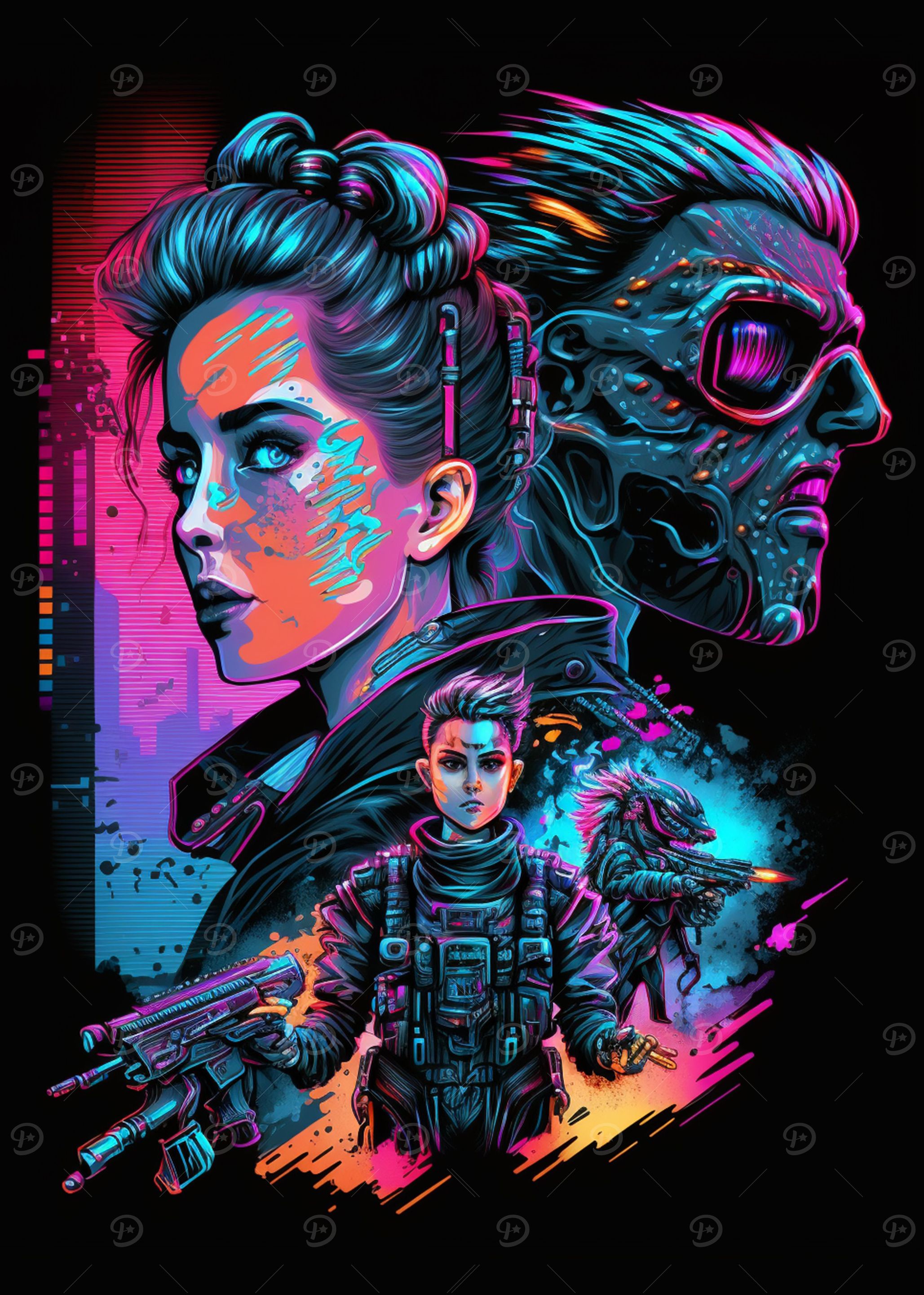 Femme Cyberpunk