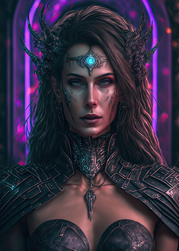 Cyberpunk Persephone
