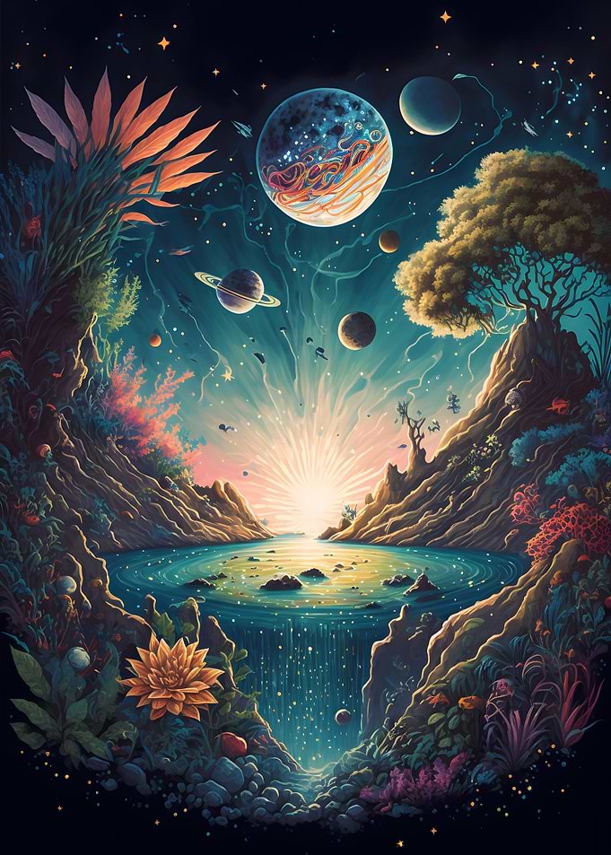 crazy Space Landscape