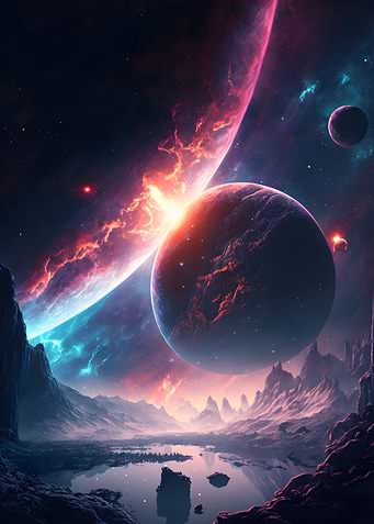 beautiful Space Landscape