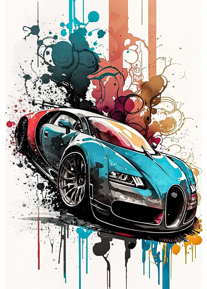 Graffiti Bugatti Style