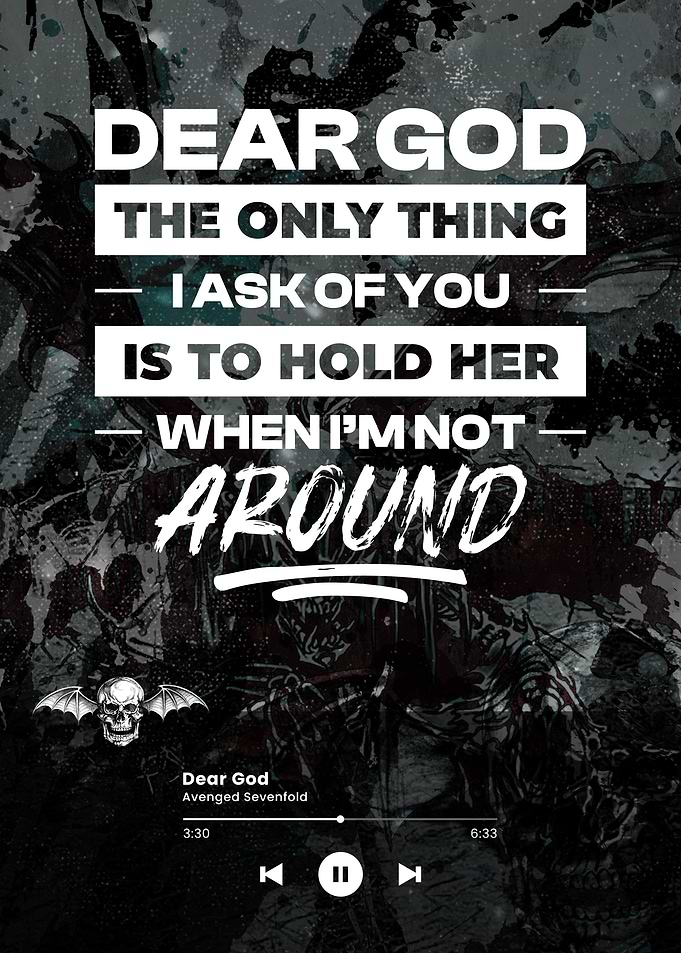 Avenged Sevenfold Dear God