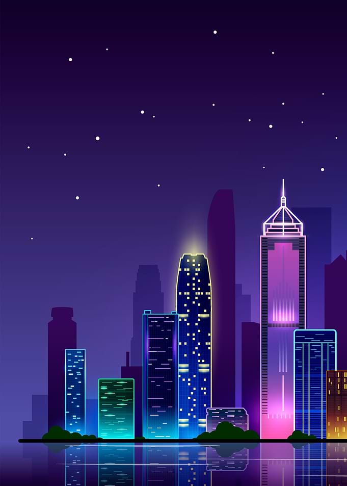 Travel landscape city