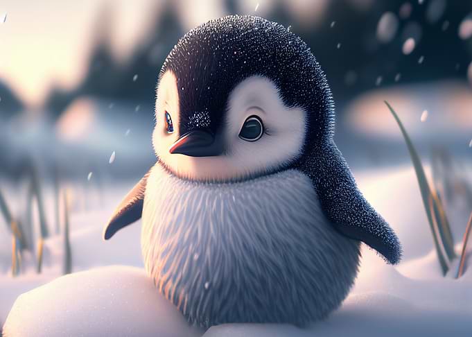 penguin valentine