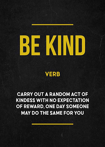 be kind definition