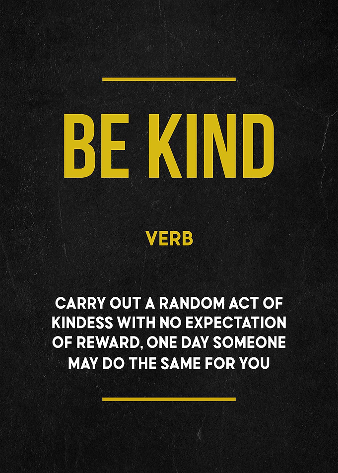 be kind definition