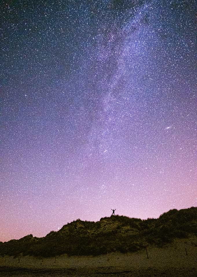 Milky way in Brittany