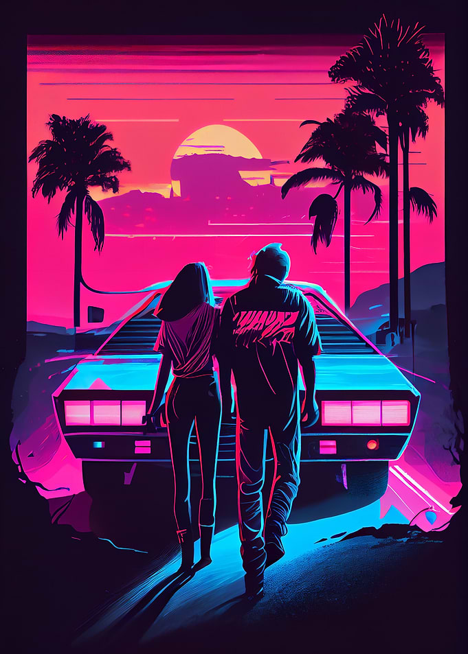 Synthwave love story