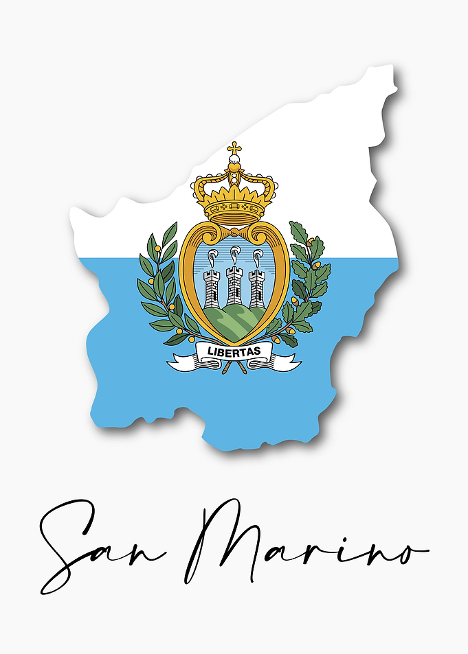 San Marino Country Map
