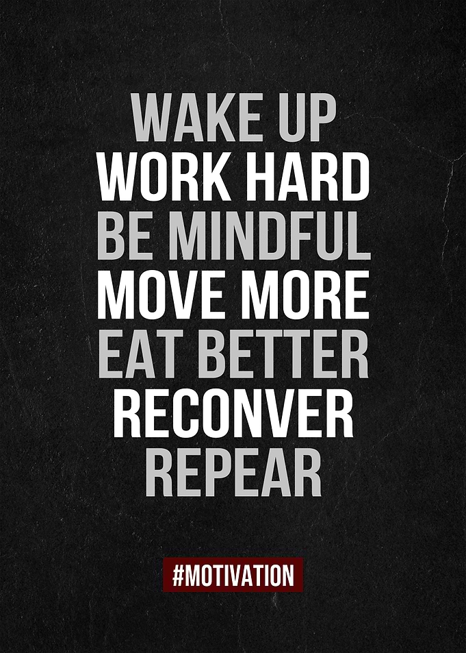 wake up work hard