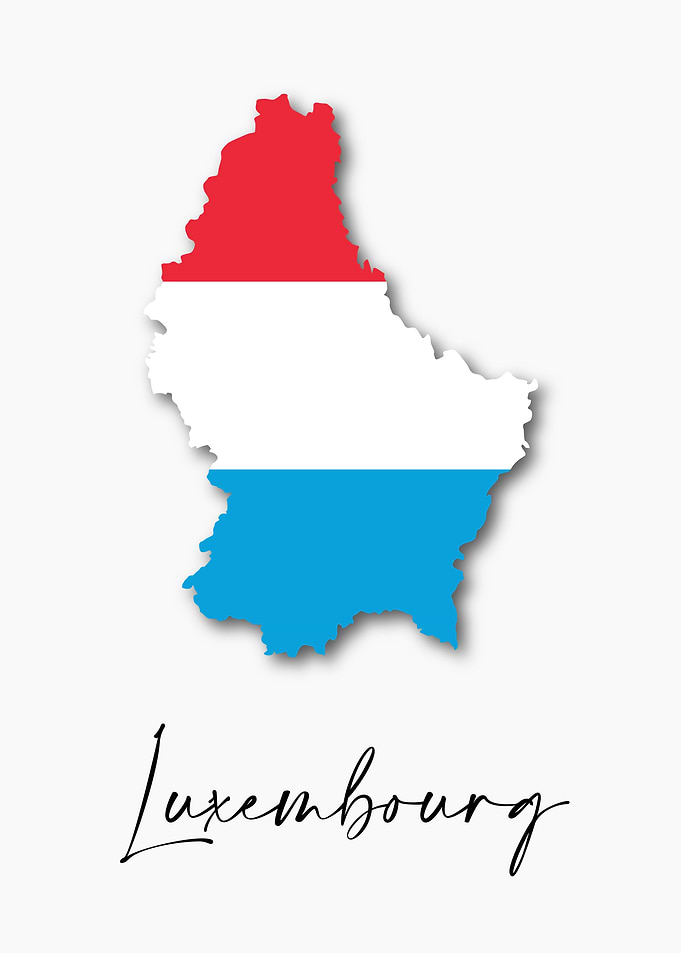 Luxembourg Country Map