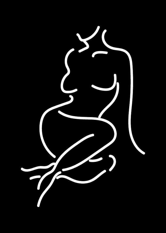 One Line Art Woman
