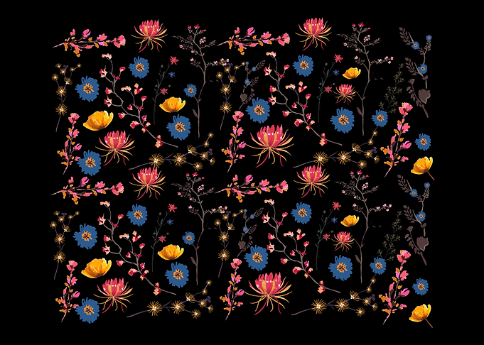 Floral Colorful Wildflower