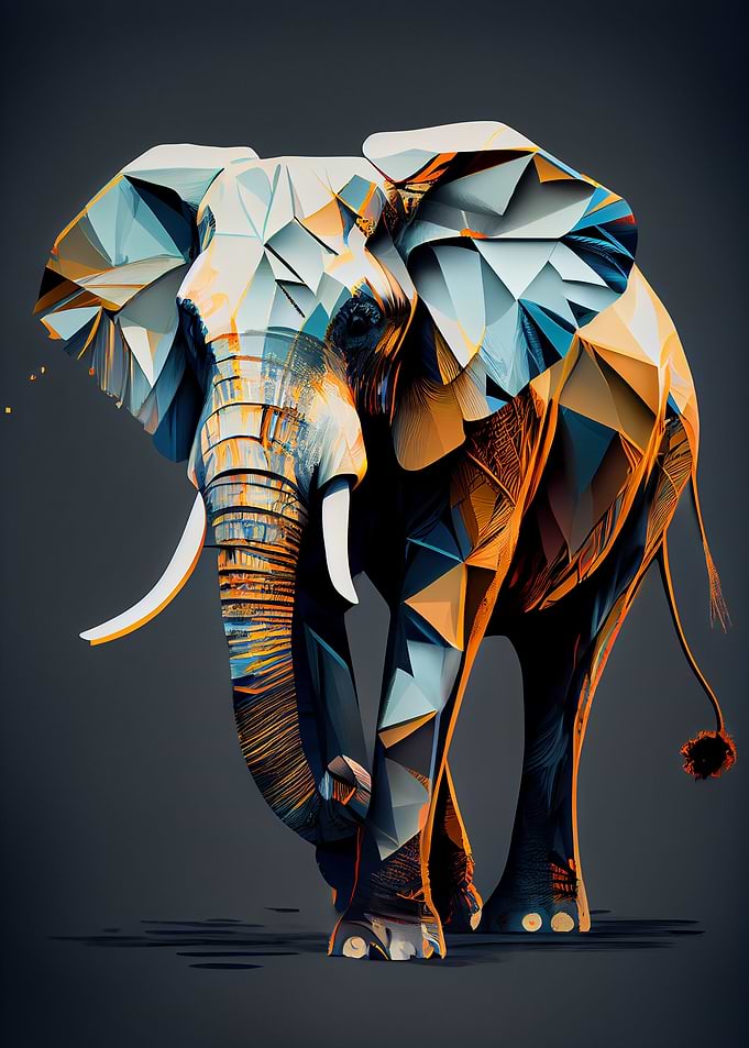 Elephant Abstract