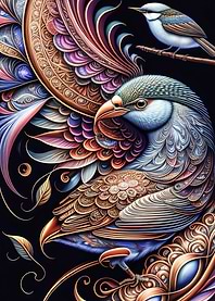 Elegant bird