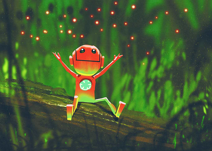 Cute robot
