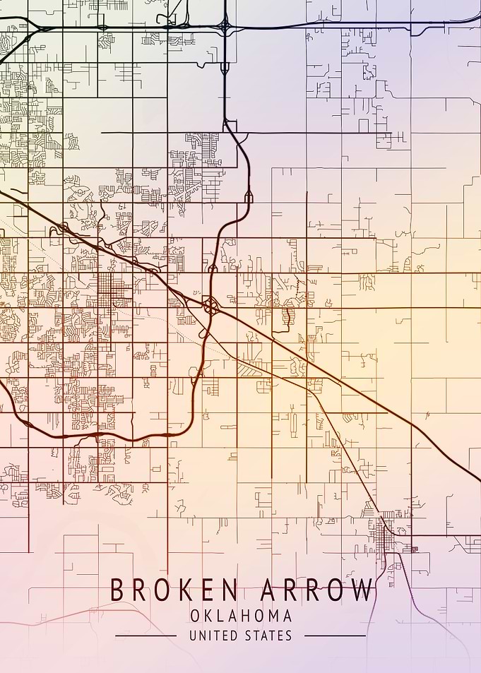 Broken Arrow City Map