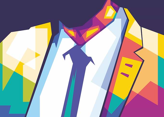 dress coat Popart