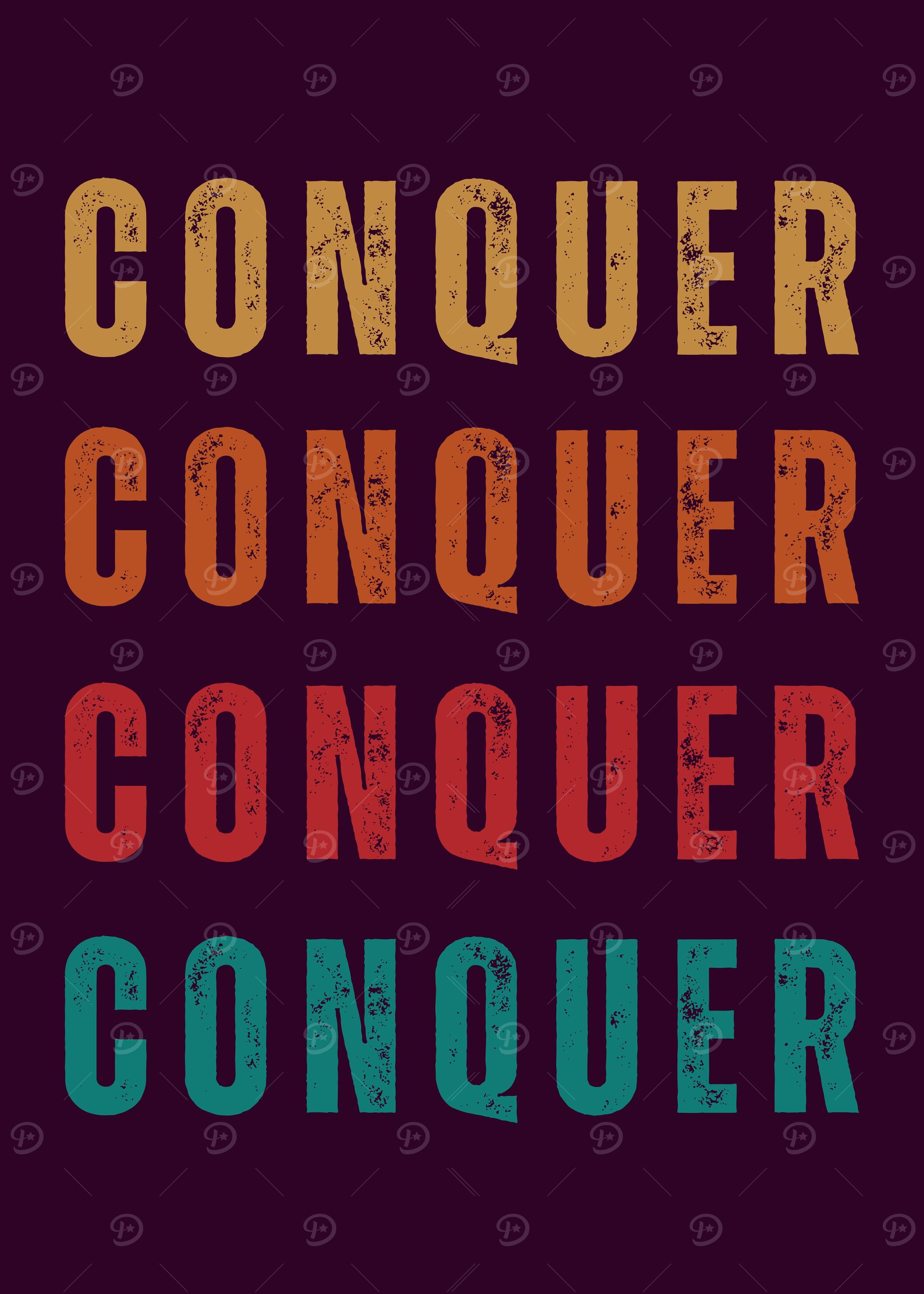 conquer retro style
