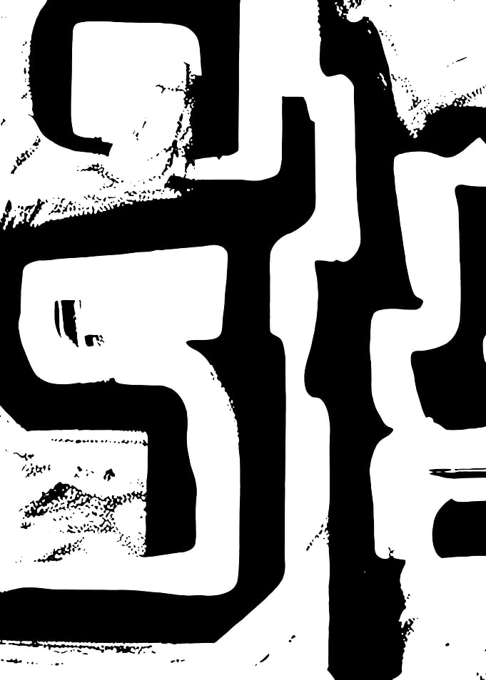 Black and White Abstract