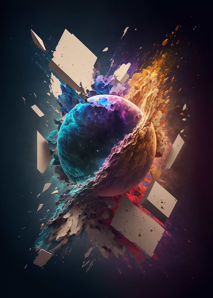 Explosion of Planet