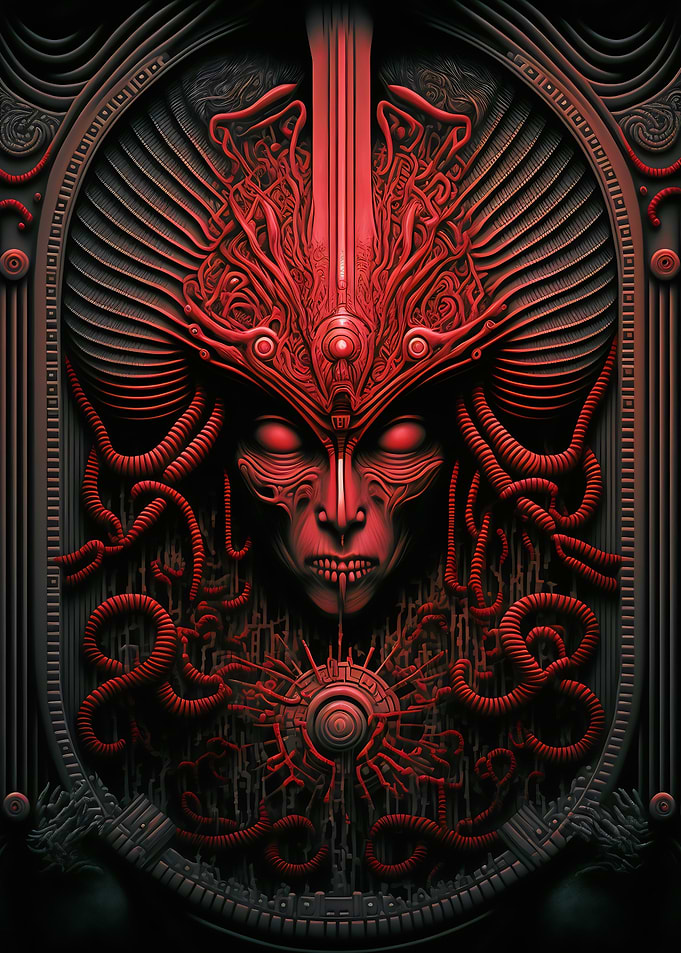 Alien Xenomorph Metalic