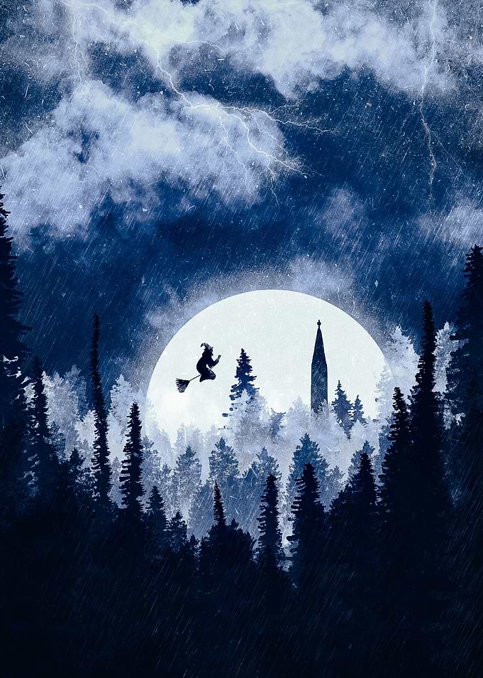 halloween cloud night