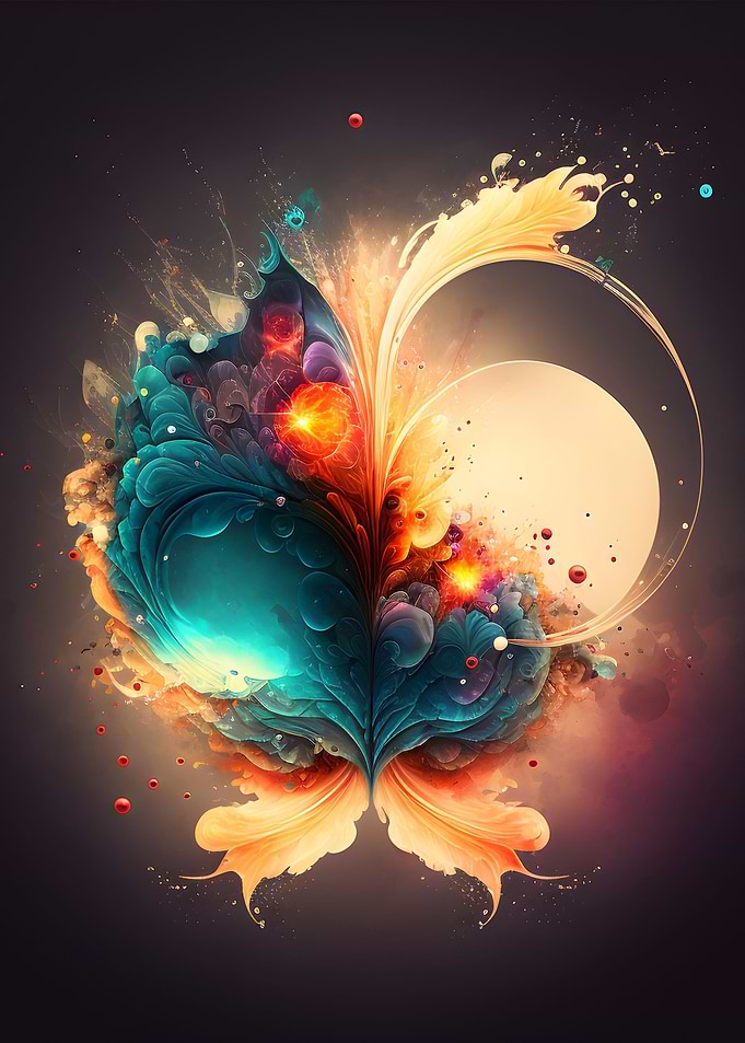 Abstract Space Painting