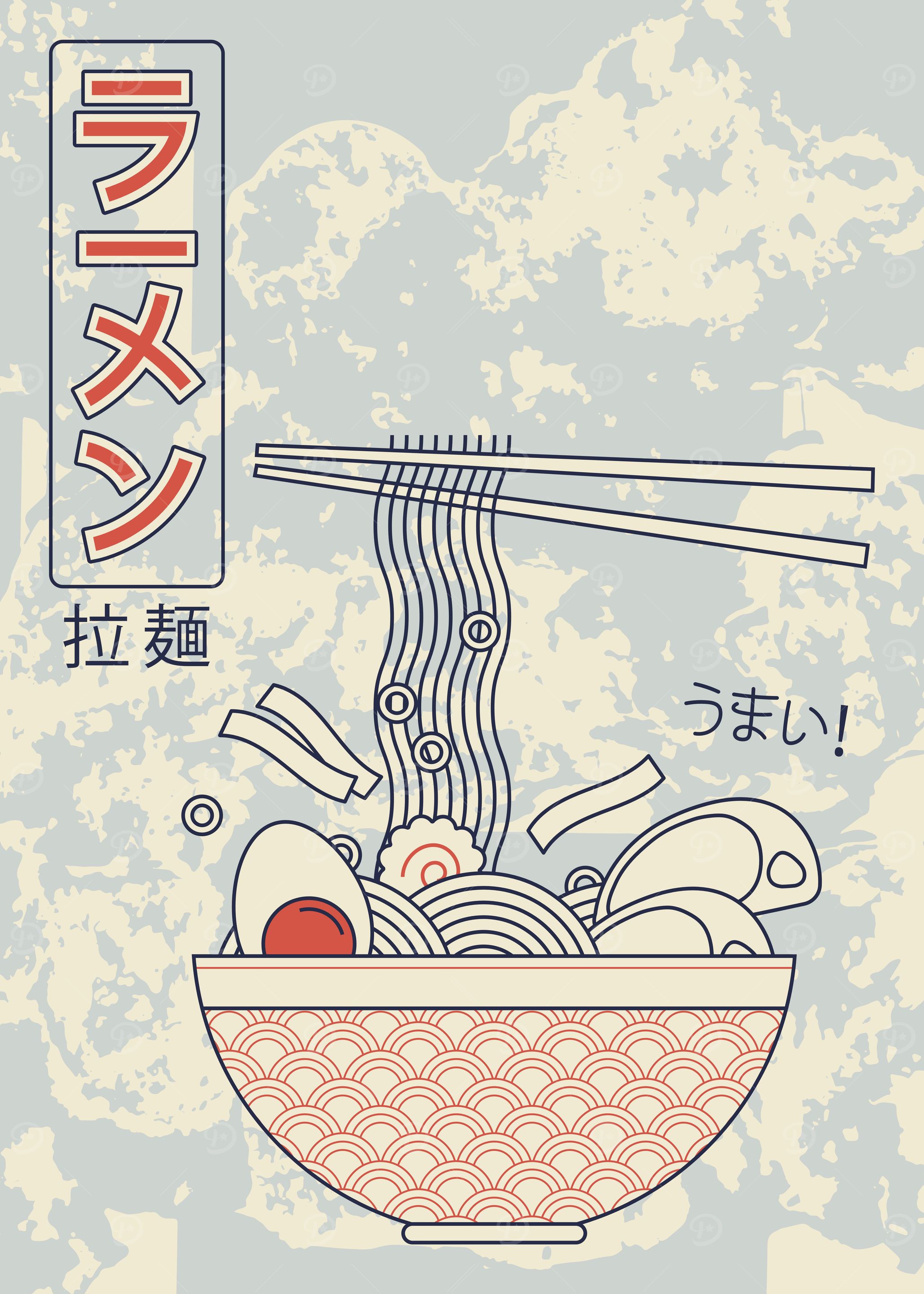 Ramen Typography Poster