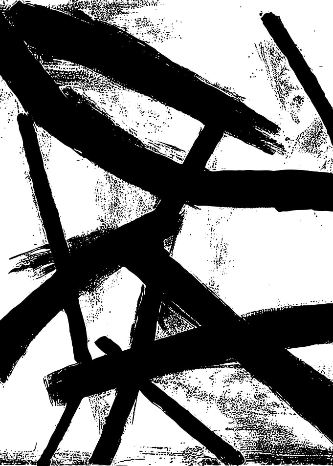 Black and White Abstract