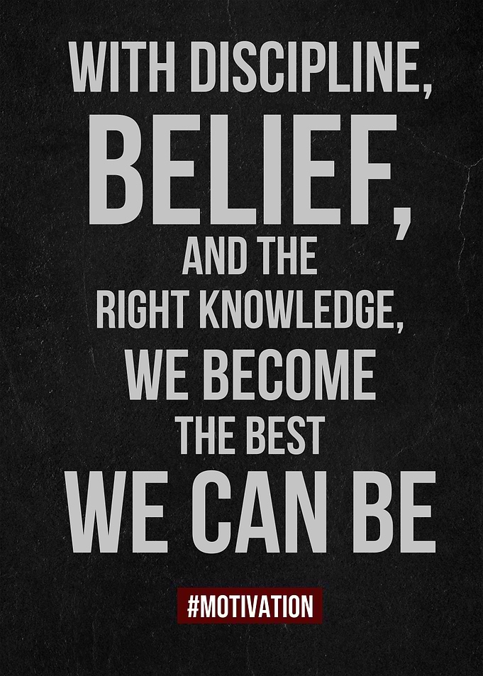 with discipline belief