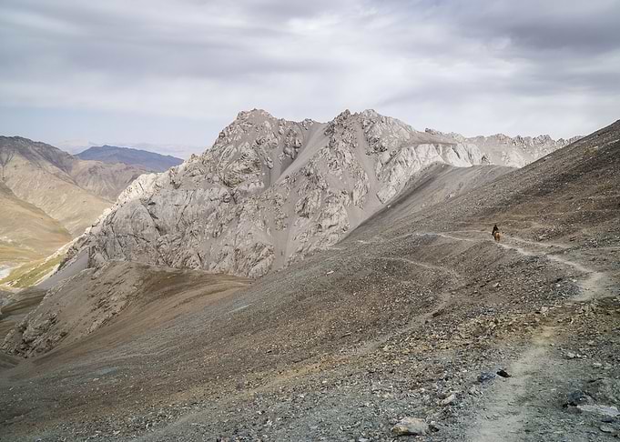 In the Kyrgyz mountains