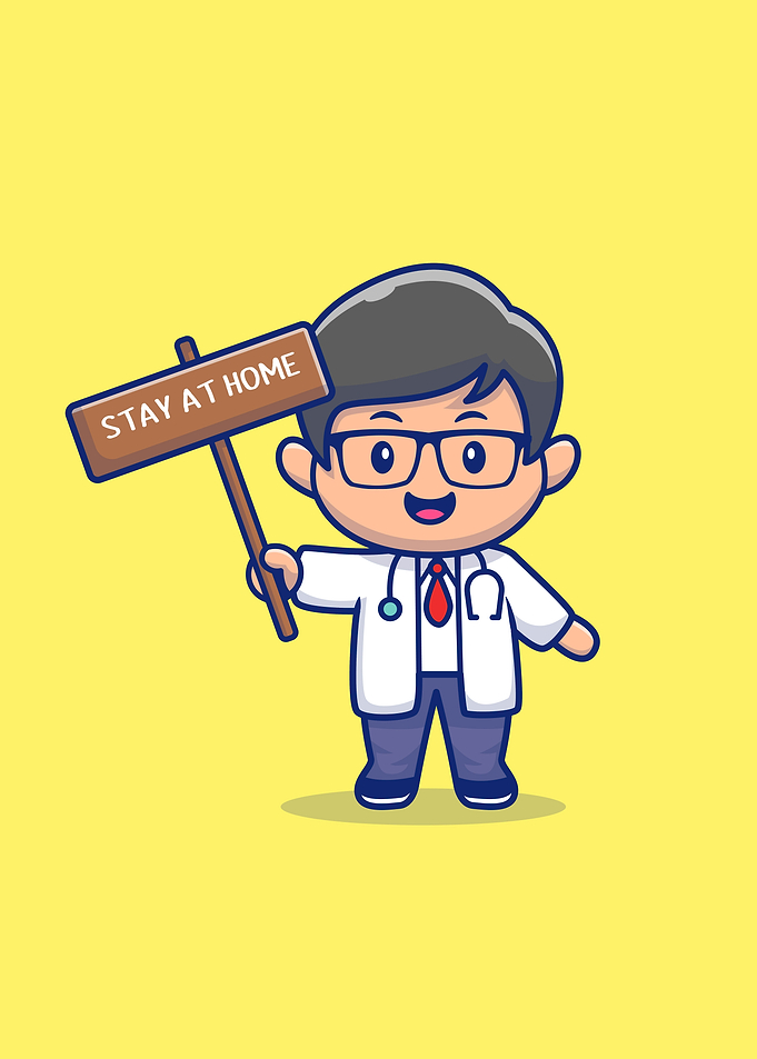 Cute Doctor Stay At Home